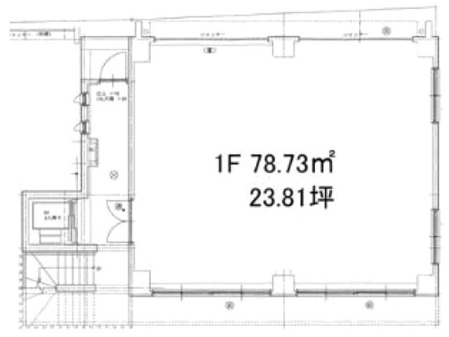 MARUWAビル1F 間取り図