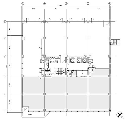 虎ノ門30森ビル2F 間取り図