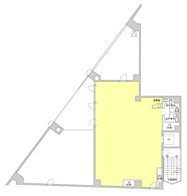 イマスオフィス早稲田7F 間取り図