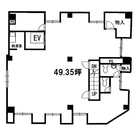 東京山喜人形町ビル5F 間取り図