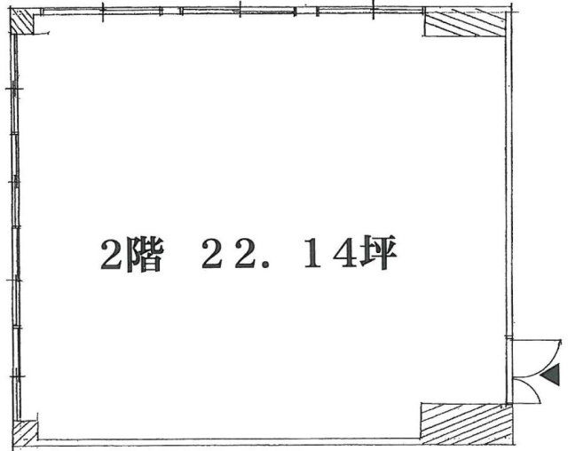 新宿ナショナルコート(竹田)ビル202 間取り図