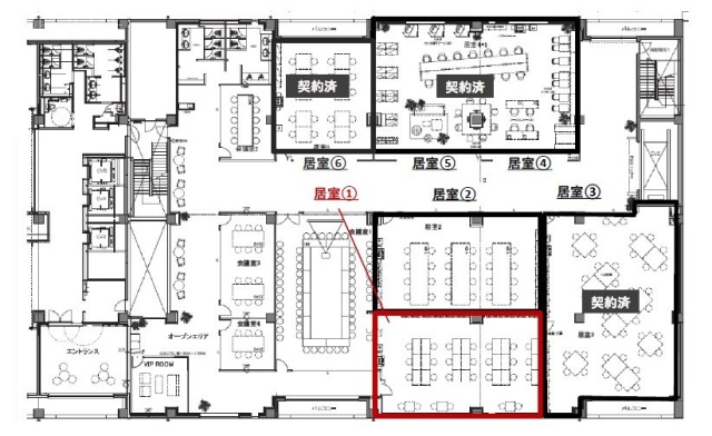 CROSS DOCK HARUMIB1 間取り図