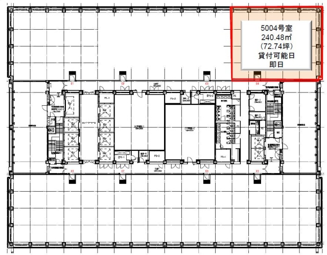 新宿三井ビルディング5004 間取り図