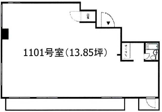 シドニービル1001 間取り図