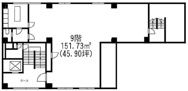 第1康洋ビル9F 間取り図
