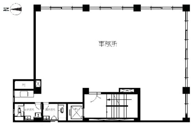 信交会ビル4F 間取り図