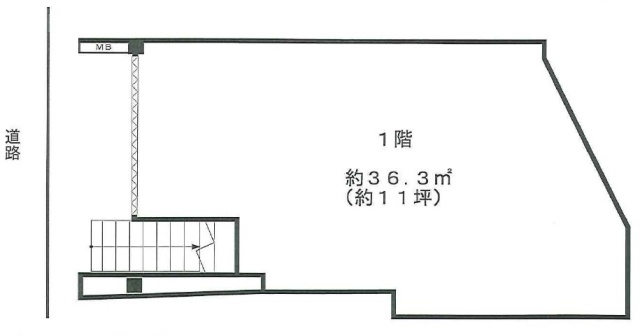 斉藤ビル1F 間取り図