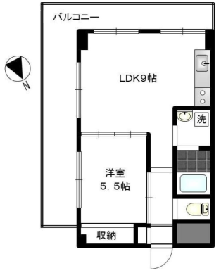 月村マンションNo33604 間取り図