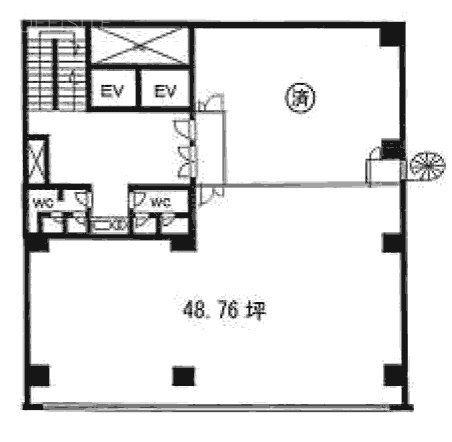 旭ビル9F 間取り図
