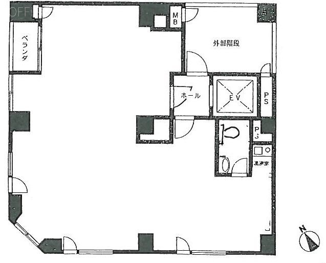 サーラ南青山ビル2F 間取り図