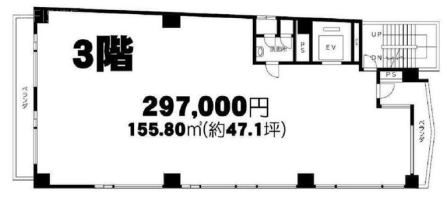 仁静堂ビル3F 間取り図