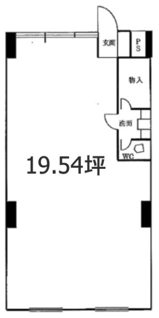 西山興業赤坂ビル403 間取り図