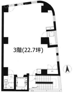 恵比寿斉信ビル3F 間取り図