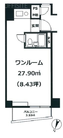 フォンテ青山ビル311 間取り図