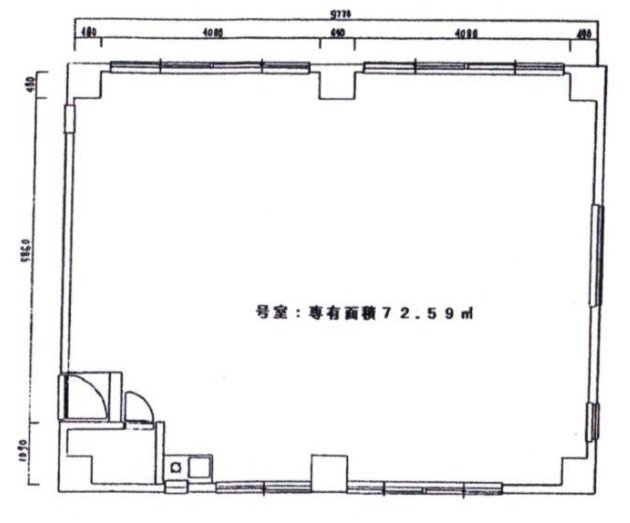 第一大中ビル3F 間取り図