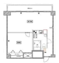MIC西麻布ビル3F 間取り図