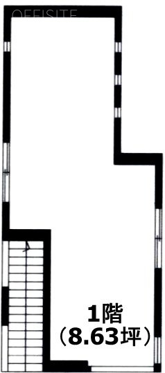 ル・キューブ代官山1F 間取り図