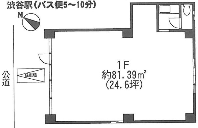 富士ビル1F 間取り図
