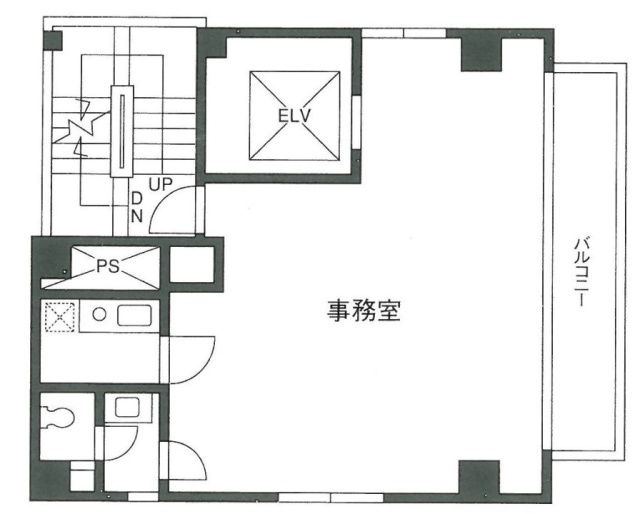 NOVEL WORK Kodenmacho8F 間取り図