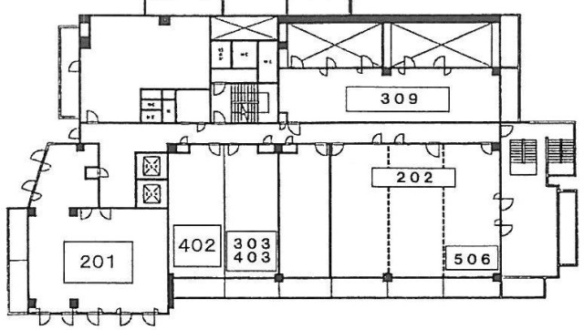 山京目黒ビル303 間取り図