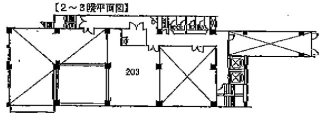 カクタス飯田橋203 間取り図