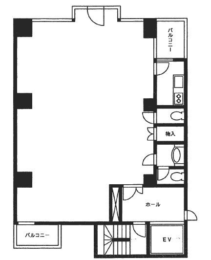 メゾン南大塚ビル4F 間取り図