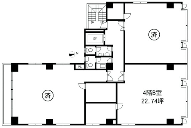 矢口ビルB 間取り図