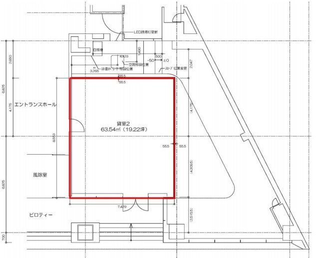 ONEST西五反田スクエア1F 間取り図