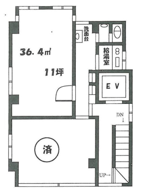 満月ビル302 間取り図