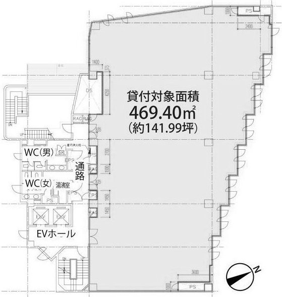 新大塚プラザ7F 間取り図