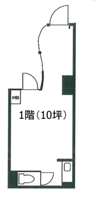 明治書房ビル1F 間取り図