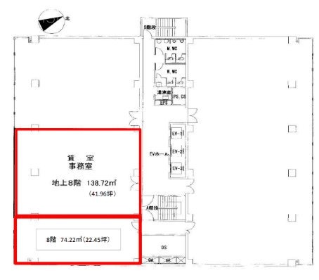 MSCビル8F 間取り図