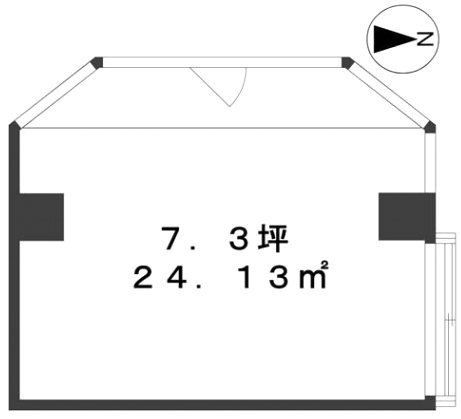 魚菜(ぎょさい)エステートビルA 間取り図