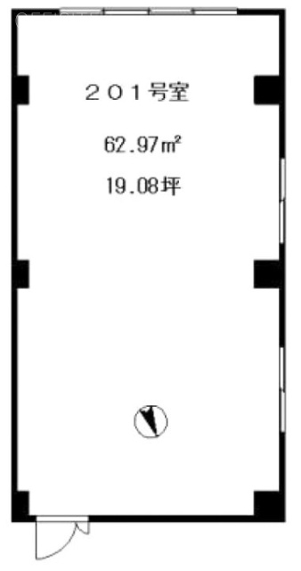 田村ビル201 間取り図