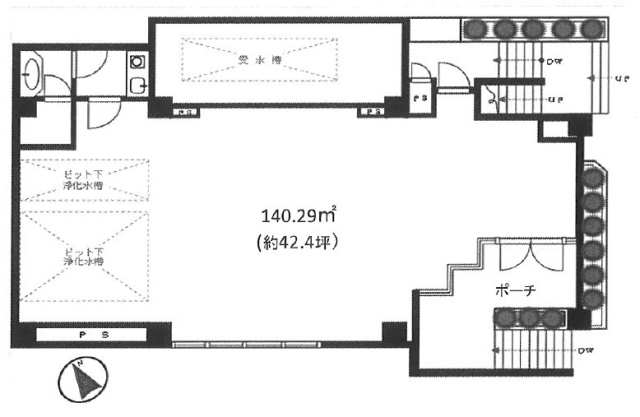 ソアール戸越ビル1F 間取り図