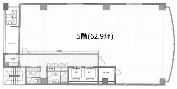 FDC麹町ビル5F 間取り図