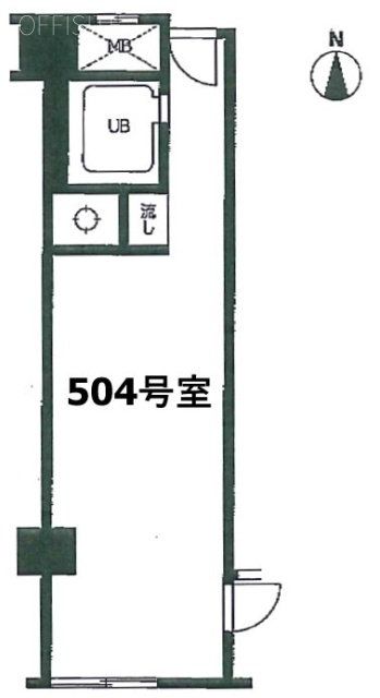 サンハイツときわ504 間取り図