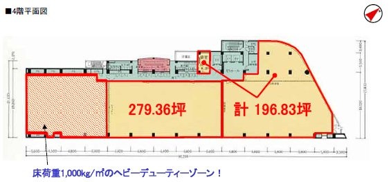 西葛西3丁目ビル4F 間取り図