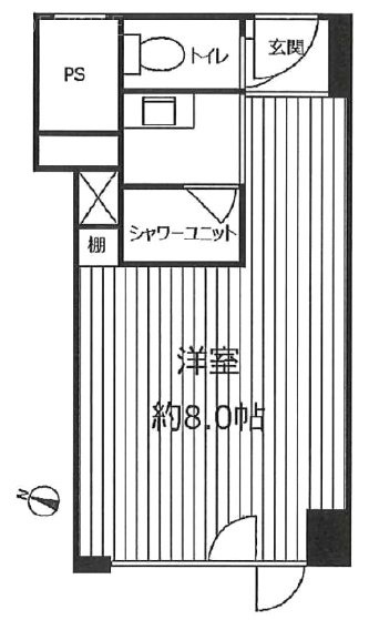 番町ハイム111 間取り図