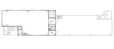 (仮)国立駅前テナントビル5F 間取り図