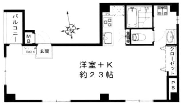 Circle(サークル)ビル302 間取り図