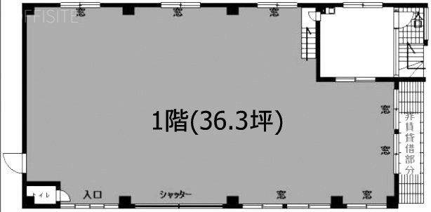 メゾンドフクシマ1F 間取り図