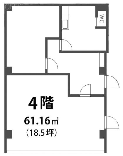 笠井ビル4F 間取り図