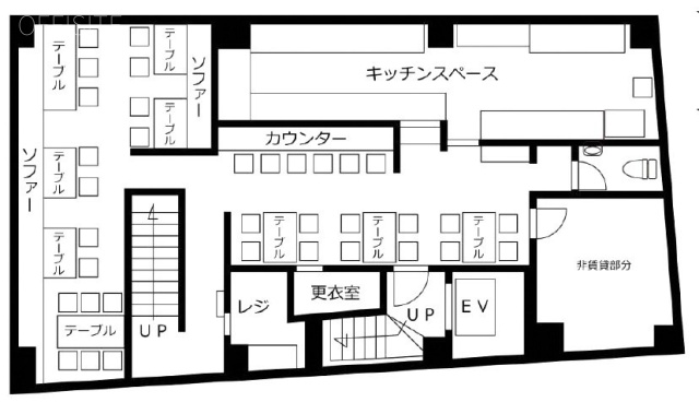 グレースイマスビルB1F 間取り図