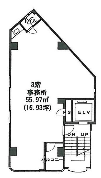 トミービル3F 間取り図
