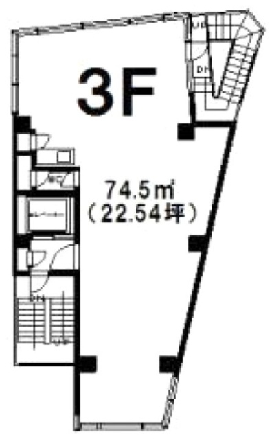 NODERAビル3F 間取り図