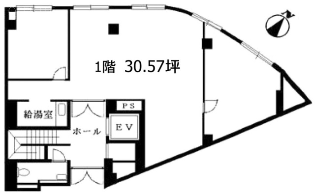 リバーサイド茅場町ビル1F 間取り図