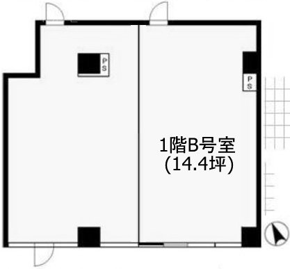 セントオハナ立川B 間取り図