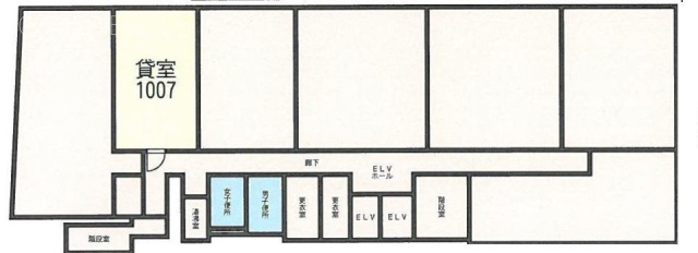 新宿タツミビル1007 間取り図