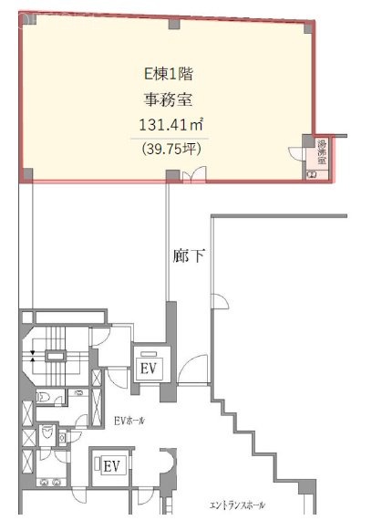 NESビルE棟 間取り図